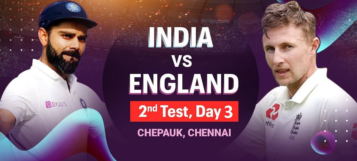India vs England 2nd test day 3